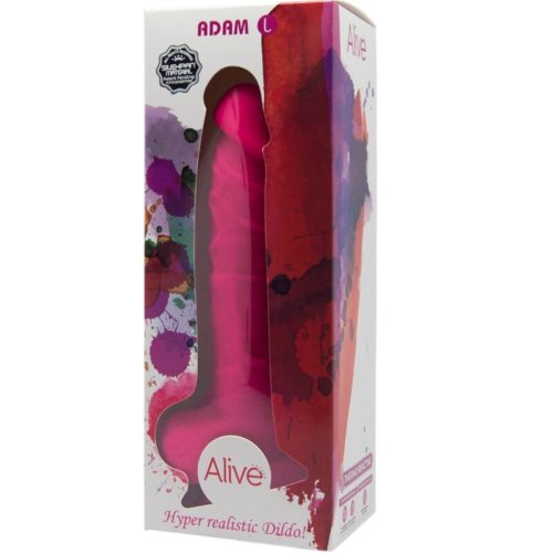 ALIVE - ADAM L REALISTIC PENIS FUCHSIA 19 CM - Image 2