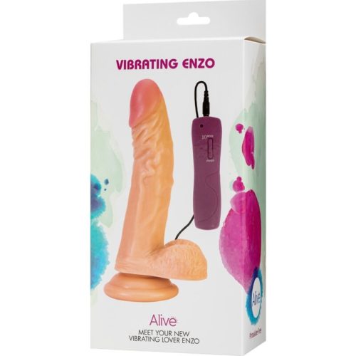 ALIVE - ENZO REALISTIC PENIS VIBRATOR 21 CM - Bild 2