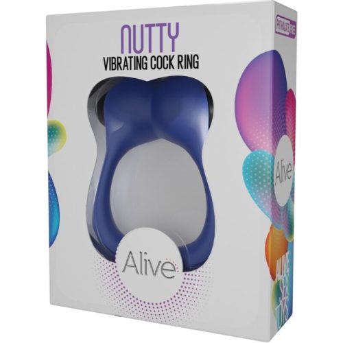 ALIVE - NUTTY VIBRATING RING BLUE - Image 4