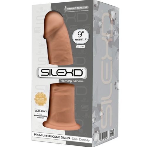 SILEXD - MODEL 2 REALISTIC PENIS PREMIUM SILEXPAN SILICONE CARAMEL 23 CM - Bild 3