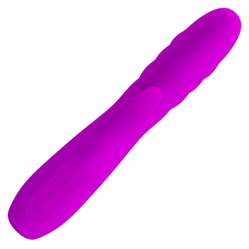 PRETTY LOVE - MELANIE PURPLE RECHARGEABLE RABBIT VIBRATOR - Image 4
