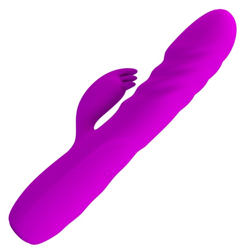PRETTY LOVE - MELANIE PURPLE RECHARGEABLE RABBIT VIBRATOR - Image 2