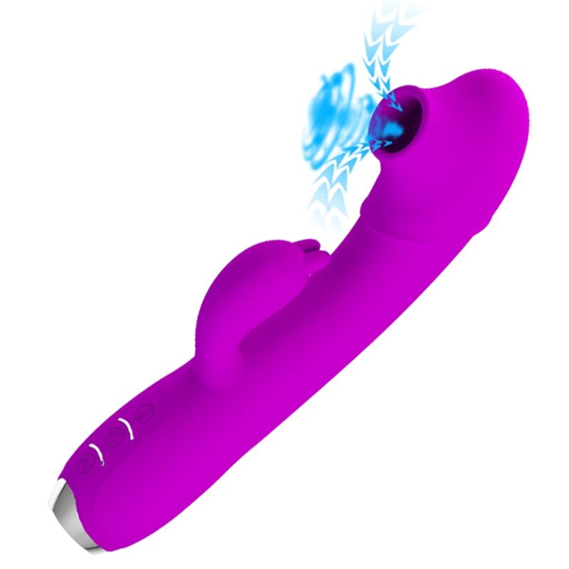 PRETTY LOVE - REGINA VIBRATOR - RECHARGEABLE STIMULATING WAVES PURPLE - Bild 2