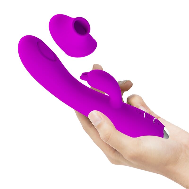 PRETTY LOVE - REGINA VIBRATOR - RECHARGEABLE STIMULATING WAVES PURPLE - Bild 5