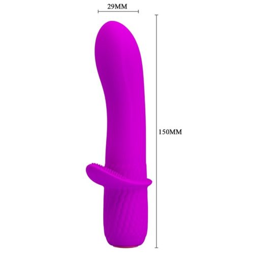 PRETTY LOVE - TROY PURPLE RECHARGEABLE VIBRATOR - Image 5