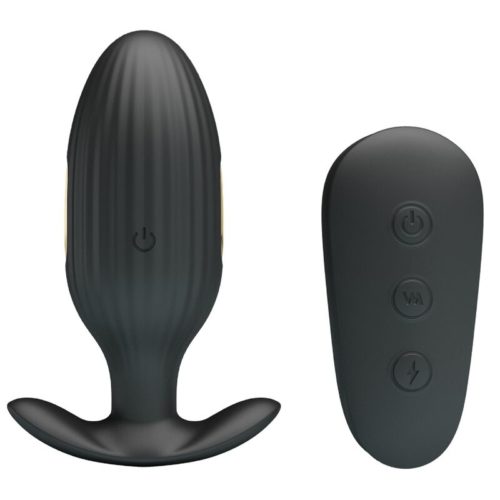 PRETTY LOVE - KELLY PLUG ANAL RECHARGEABLE VIBRATOR BLACK - Bild 4