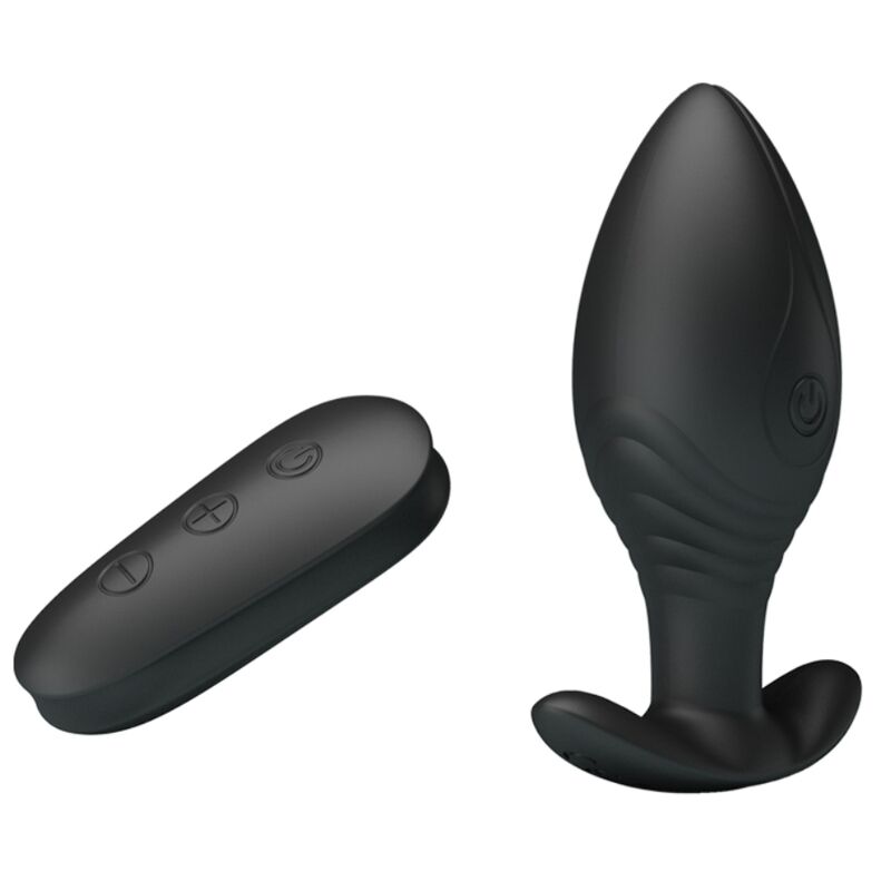 PRETTY LOVE - REGINA ANAL PLUG RECHARGEABLE VIBRATOR BLACK - Image 3