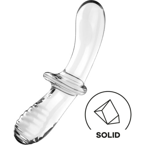 SATISFYER - DOUBLE CRYSTAL DILDO TRANSPARENT - Image 4