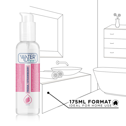 WATERFEEL - STRAWBERRY WATER BASED LUBRICANT 175 ML - Bild 5