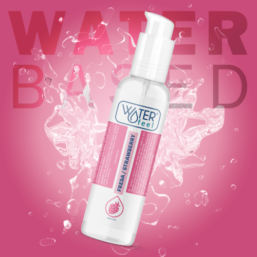 WATERFEEL - STRAWBERRY WATER BASED LUBRICANT 175 ML - Bild 4