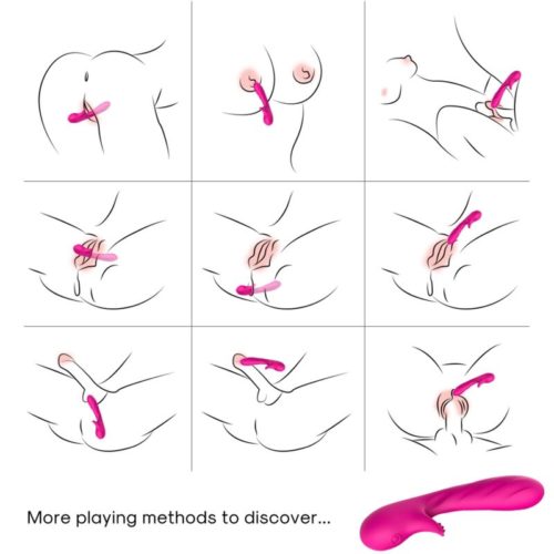 ARMONY - ROMANCE VIBRATOR WITH STIMULATOR FUCHSIA - Bild 2