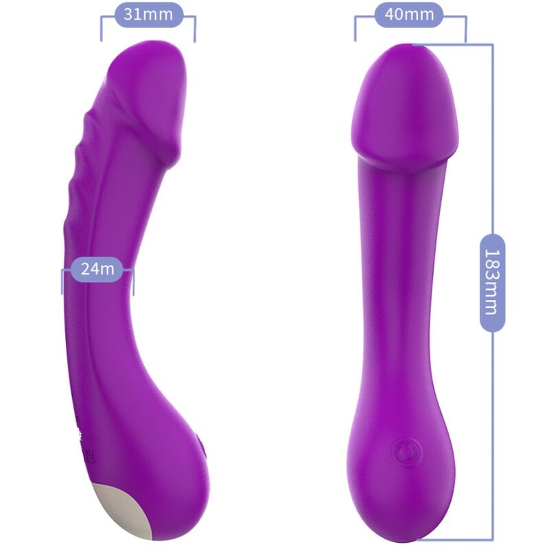ARMONY - DILDO VIBRATOR G-SPOT SILICONE PURPLE - Image 3