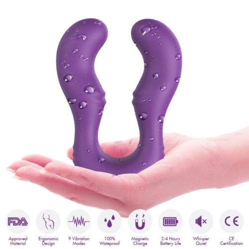 ARMONY - SERAPH VIBRATOR DOUBLE REMOTE CONTROL PURPLE - Bild 4