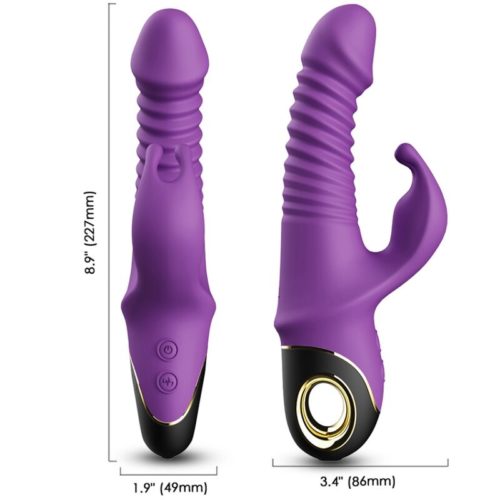 ARMONY - ZING DILDO VIBRATOR RABBIT PURPLE - Bild 3