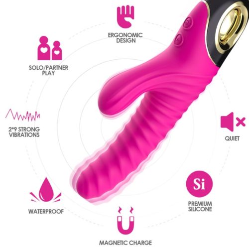 ARMONY - ETERNITY VIBRATOR SILICONE FUCHSIA - Bild 3