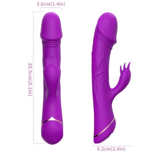 ARMONY - DILDO VIBRATOR RABBIT SILICONE PURPLE - Bild 4