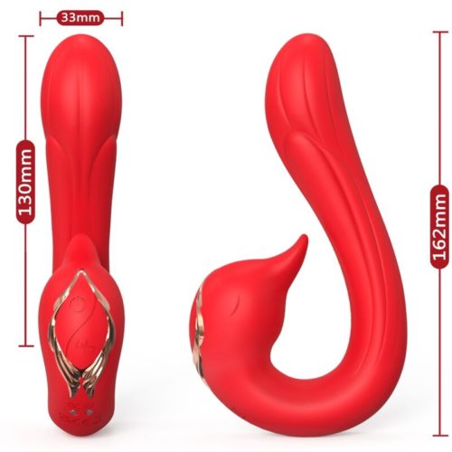 ARMONY - DELFIN VIBRATOR MULTIPOSITION  HEAT EFFECT RED - Bild 2