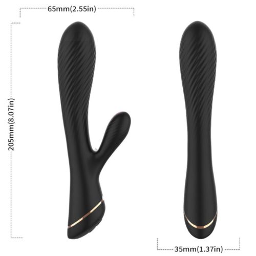 ARMONY - VIBRATOR RABBIT SILICONE BLACK - Bild 3