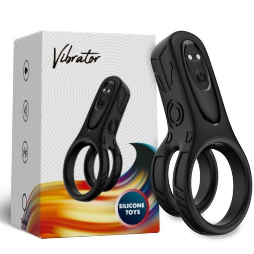 ARMONY - DOUBLE RING VIBRATOR BLACK - Bild 4