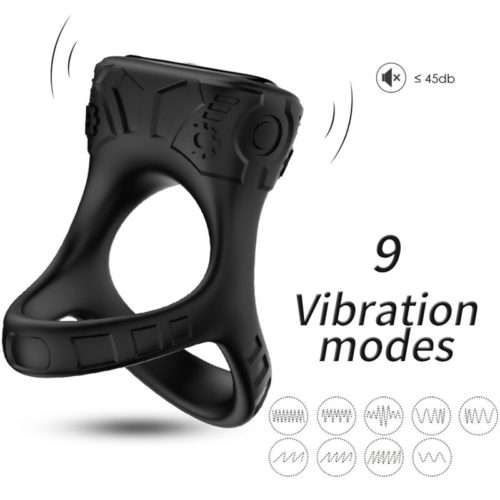 ARMONY - RING VIBRATOR  MULTIPOSITION BLACK