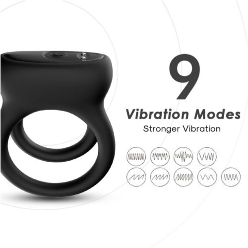 ARMONY - DOUBLE RING VIBRATOR BLACK - Bild 2