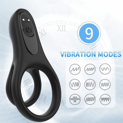 ARMONY - DOUBLE RING VIBRATOR BLACK - Bild 3