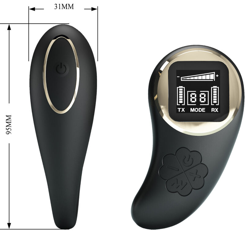 PRETTY LOVE - NATHAN DOUBLE PLEASURE VIBRATOR REMOTE CONTROL - Bild 3