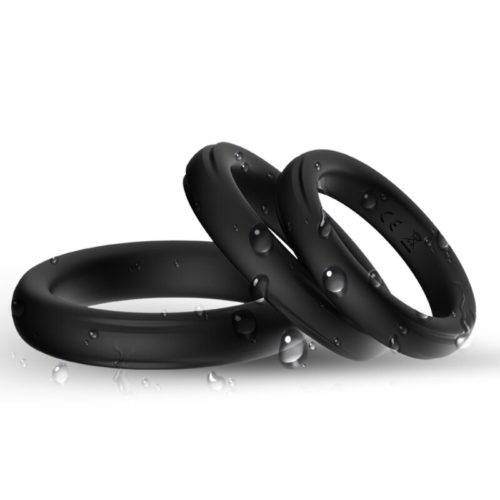 ARMONY - TRIPLE SILICONE RING BLACK - Image 2