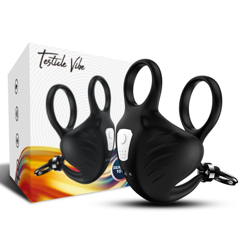 ARMONY - MANTA SCROTUM VIBRATOR RING REMOTE CONTROL BLACK - Image 5