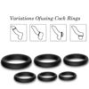 ARMONY - LOCK RINGS SILICONE BLACK - Image 3
