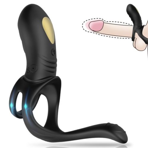 ARMONY - JOY JUMPER RING VIBRATOR FOR COUPLES  ANAL PLUG BLACK