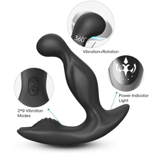 ARMONY - BAT KING VIBRATOR ANAL PROSTATE ROTATOR REMOTE CONTROL BLACK - Image 2