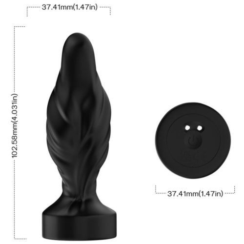 ARMONY - VIBRATOR  ANAL PLUG REMOTE CONTROL BLACK - Image 4