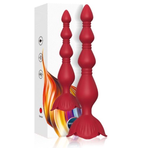 ARMONY - PINK VIBRATOR PAGODA  ANAL PLUG RED - Bild 4