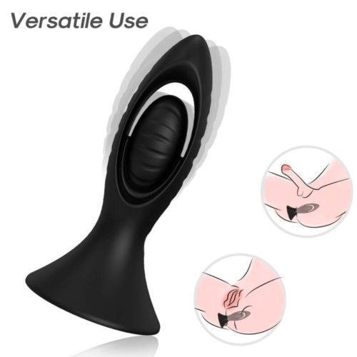 ARMONY - VIBRATOR  ANAL PLUG SILICONE BLACK - Image 2