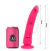 Delta Club – rosa silikondildo 20 cm – produktbild 1
