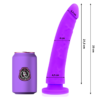 Delta Club – lila silikondildo 23 cm