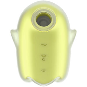 SATISFYER - GLOWING GHOST AIR PULSE  VIBRADOR AMARILLO
