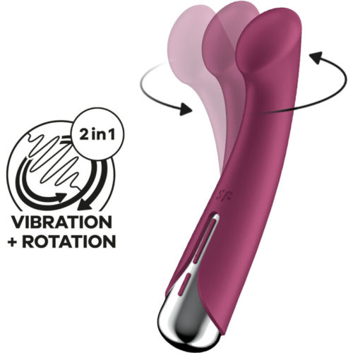 SATISFYER - SPINNING G-SPORT 1 VIBRADOR ROTADOR ROJO - Bild 4