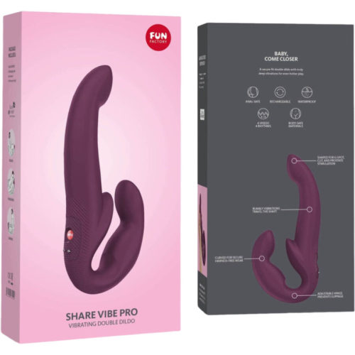 FUN FACTORY - SHARE VIBE PRO VIBRADOR DOBLE GRANATE - Bild 3