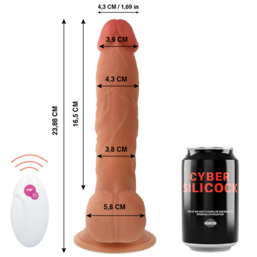 CYBER SILICOCK - REMOTE CONTROL REALISTIC MR JOHN 23.88 CM -O- 4.3 CM - Bild 2