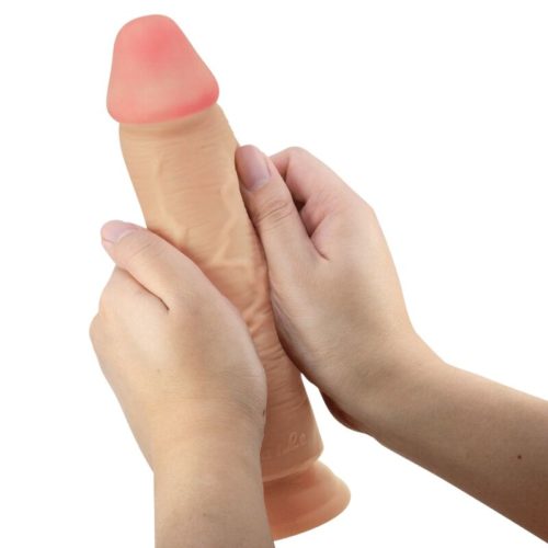 PRETTY LOVE - SLIDING SKIN SERIES REALISTIC DILDO WITH SLIDING SKIN SUCTION CUP FLESH 23.4 CM - Bild 3