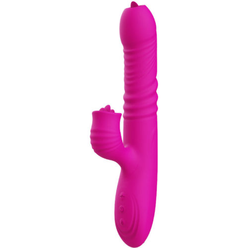 ARMONY - FANNY MULTIFUNCTION DOUBLE TONGUE VIBRATOR FUCHSIA HEAT EFFECT - Bild 3