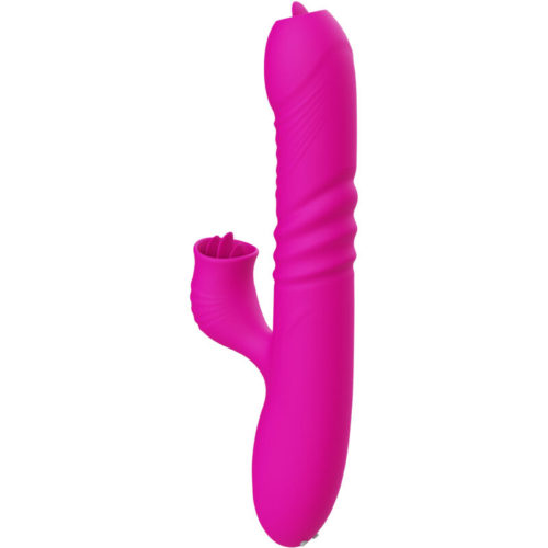 ARMONY - FANNY MULTIFUNCTION DOUBLE TONGUE VIBRATOR FUCHSIA HEAT EFFECT - Bild 5