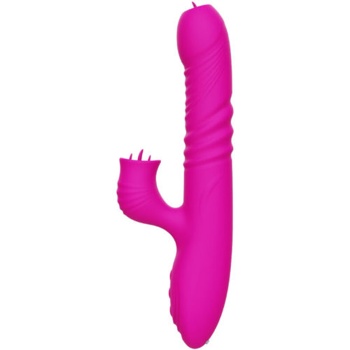ARMONY - FANNY MULTIFUNCTION DOUBLE TONGUE VIBRATOR FUCHSIA HEAT EFFECT - Bild 4