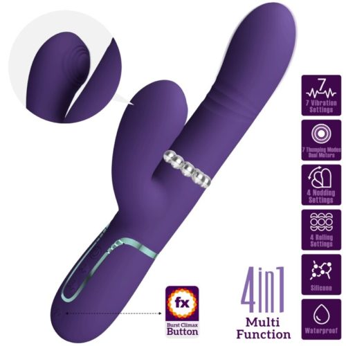 PRETTY LOVE - MULTIFUNCTION G-SPOT VIBRATOR PURPLE - Bild 3