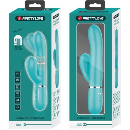 PRETTY LOVE - MULTIFUNCTION G-SPOT VIBRATOR AQUA GREEN - Bild 4