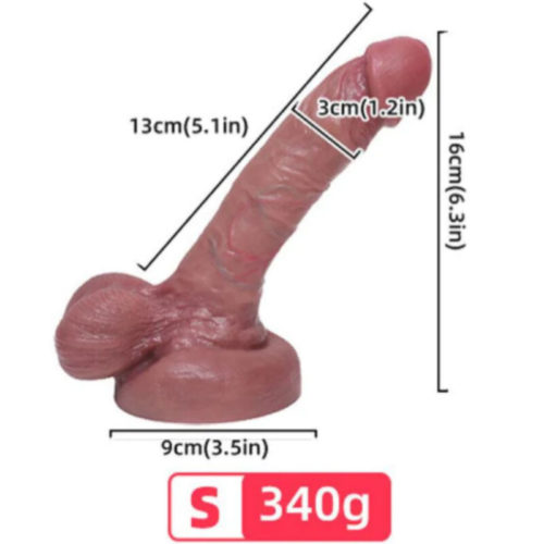 ARMONY - REALISTIC LIQUID SILICONE DILDO 13 CM - Bild 2