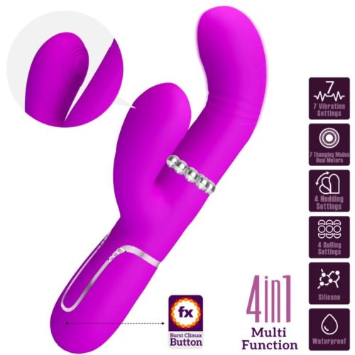 PRETTY LOVE - MULTIFUNCTION G-SPOT VIBRATOR FUCHSIA - Bild 3