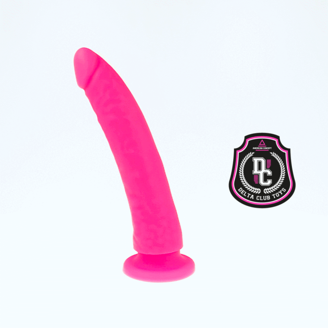 DELTA CLUB - TOYS PINK DILDO MEDICAL SILICONE 17 CM -O- 3 CM - Image 3